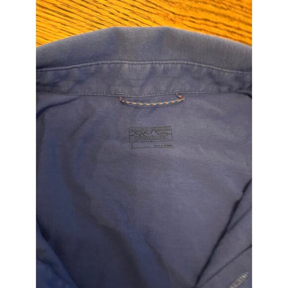 Patagonia Super Soft Blue Polo Size Large - Picture 4 of 7